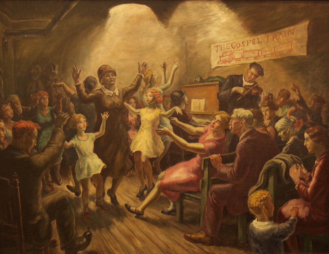 İncil Treni by John Steuart Curry
