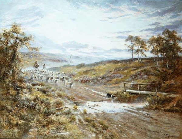 Dereyi Geçmek, Keçi Ülkesi by John Syer