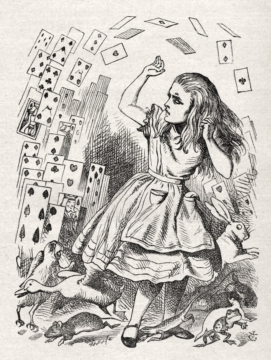 Alice - dönen by John Tenniel