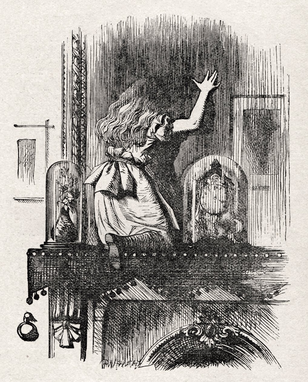 Aynanın içinden Alice by John Tenniel