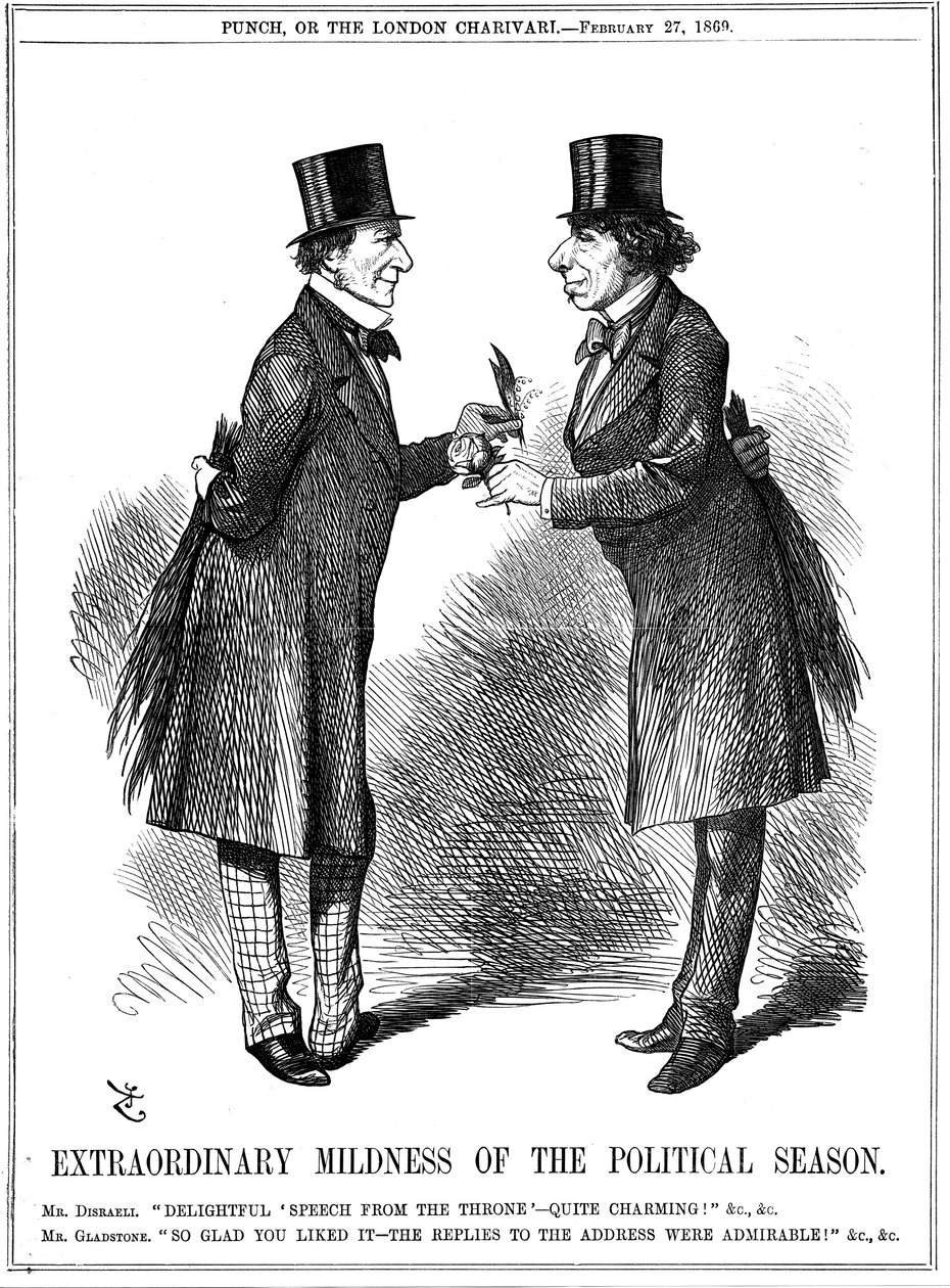 Siyasi Dönemin Olağanüstü Yumuşaklığı, 1869 by John Tenniel