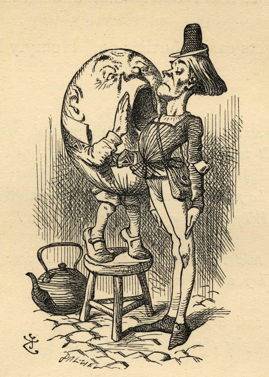 Humpty Dumpty, Lewis Carroll (1832-98) tarafından 