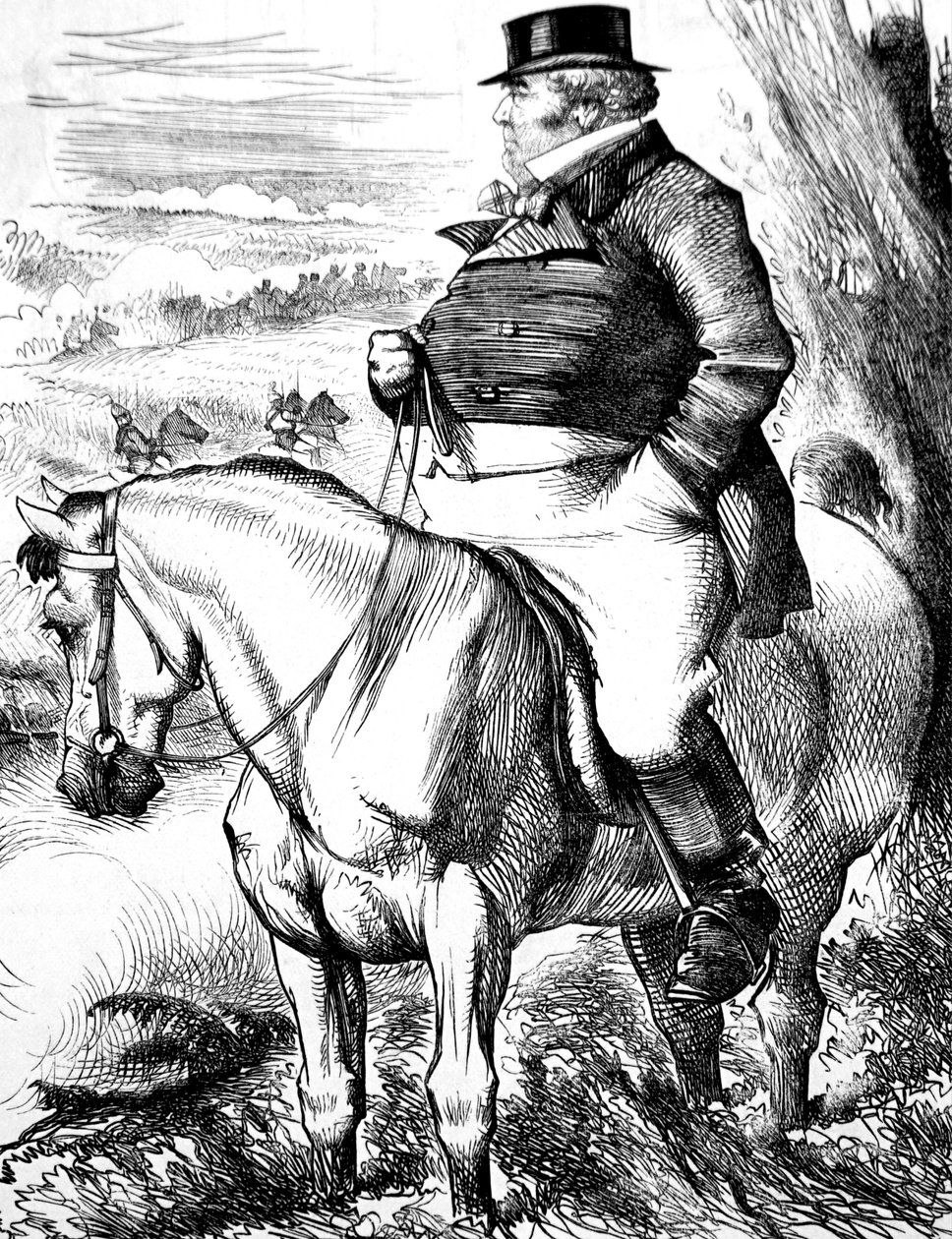 John Bull Sonbahar manevralarını izliyor by John Tenniel