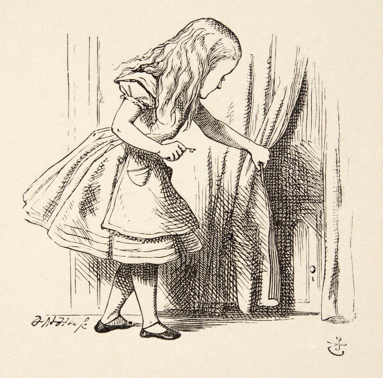 Perdenin Arkasına Bakmak, Lewis Carroll (1832 - 98) tarafından kaleme alınan Alice Harikalar Diyarında