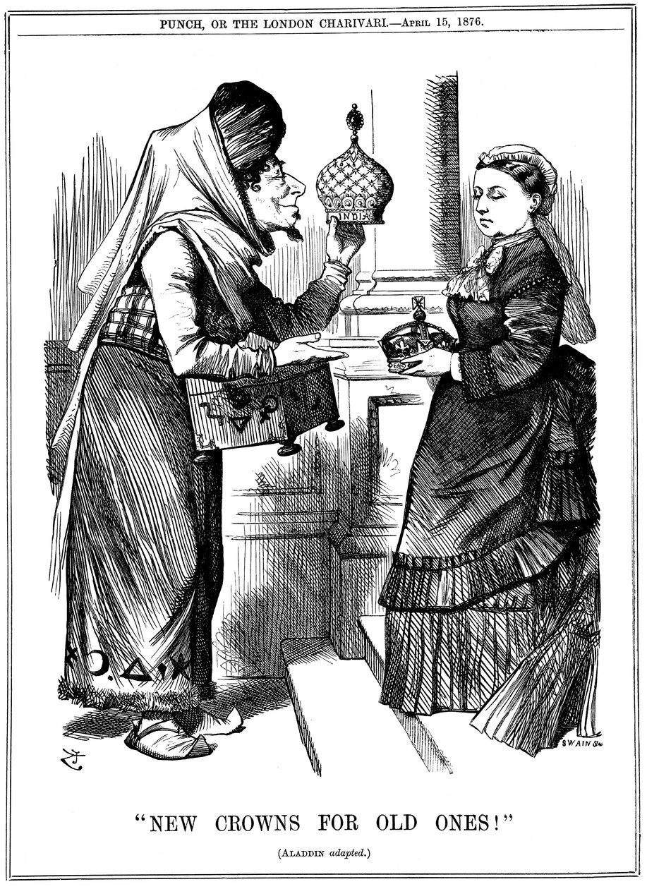 Yaşlılar için Yeni Taçlar!, Benjamin Disraeli, Hindistan