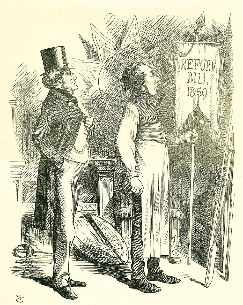 Politik Ekonomi: Parlamento Reformu - oy hakkının genişletilmesi. Disraeli (Şansölye) ve Derby (Başbakan) Reform Yasasının tozunu alıyor. 1867