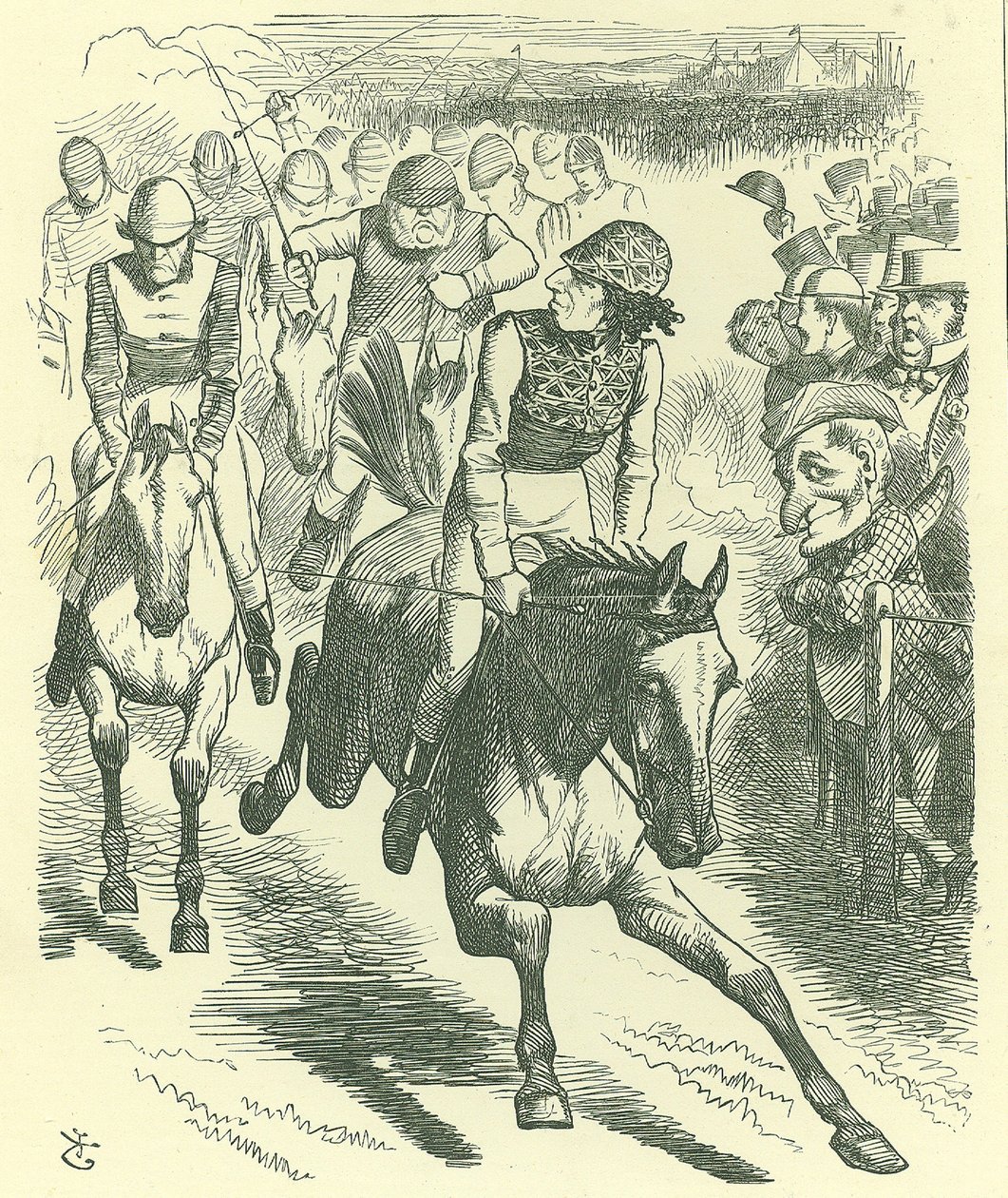 Derbi by John Tenniel