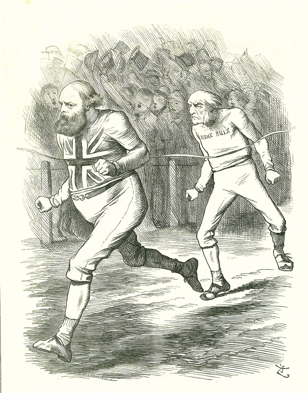 Bitiş: Genel Seçim 1886. Gladstone (Liberal) İrlanda için Ana Kural tasarısı için ülkeye gitti. Salisbury (Muhafazakar muhalefet), Gladstone