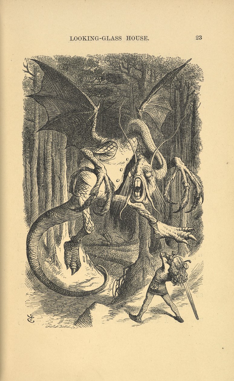 Jabberwocky. by John Tenniel