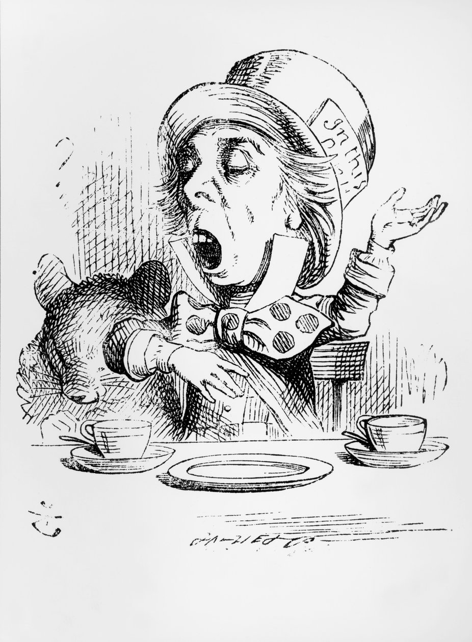 Deli Şapkacı, Lewis Carroll