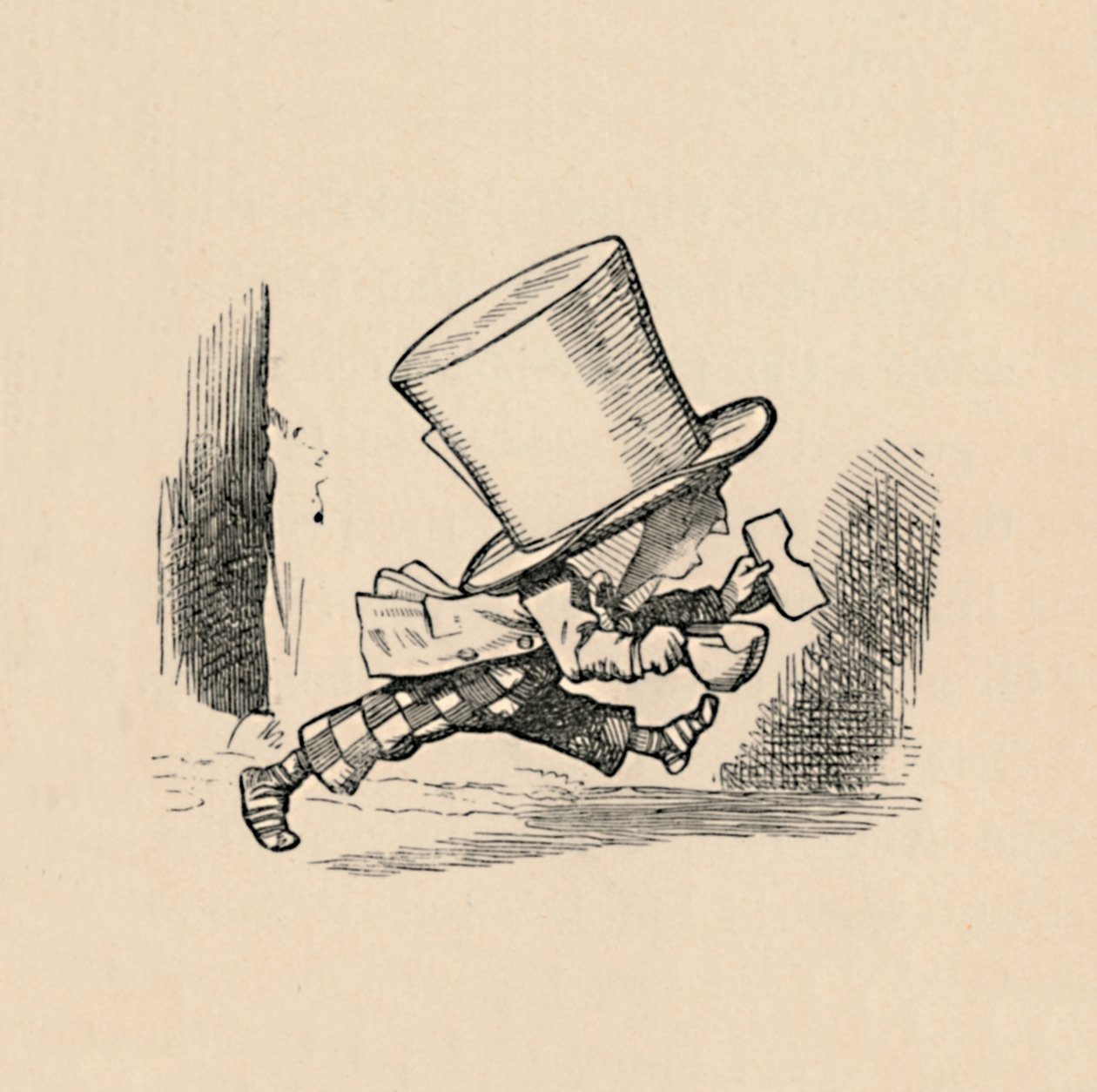 Çılgın Şapkacı, Tarts bölümünde, 1889 by John Tenniel
