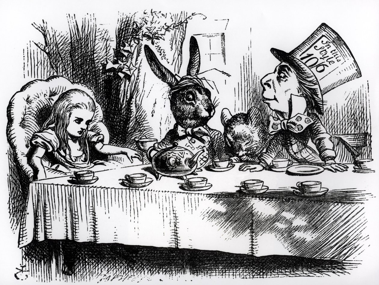 Deli Şapkacının Çay Partisi, Lewis Carroll