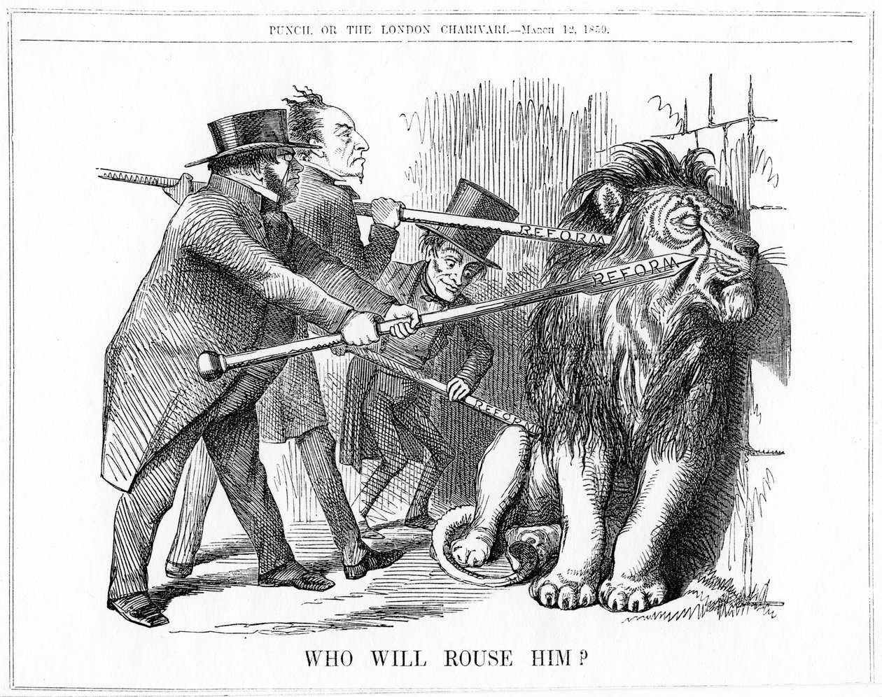 Onu kim uyandıracak? 1859 by John Tenniel