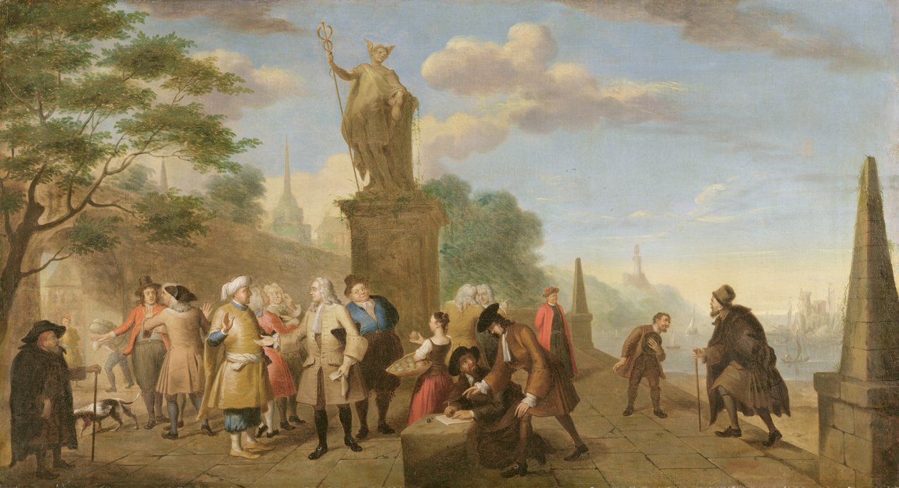 Ticaret Alegorisi, 1743 by John Theodore Heins