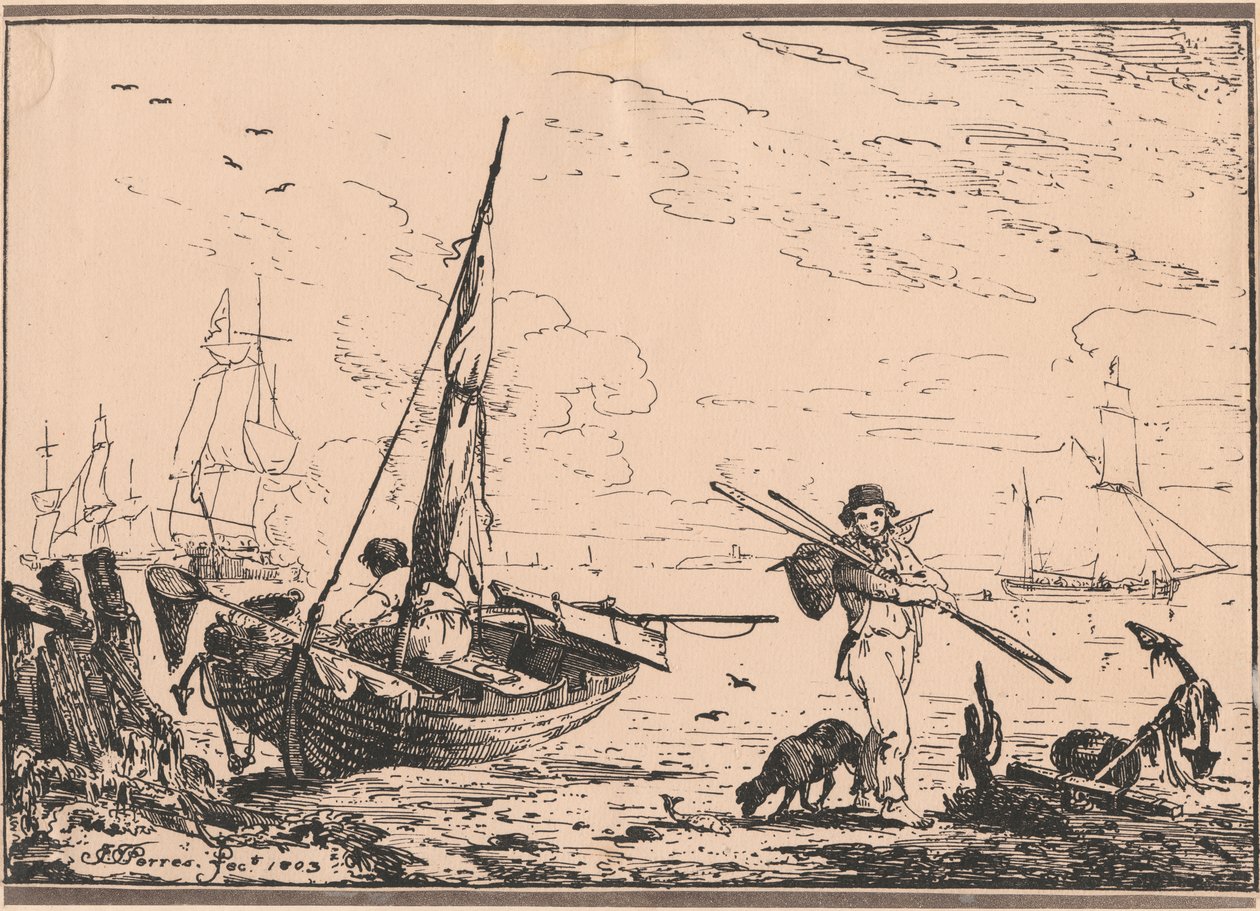 Liman Manzarası by John Thomas Serres