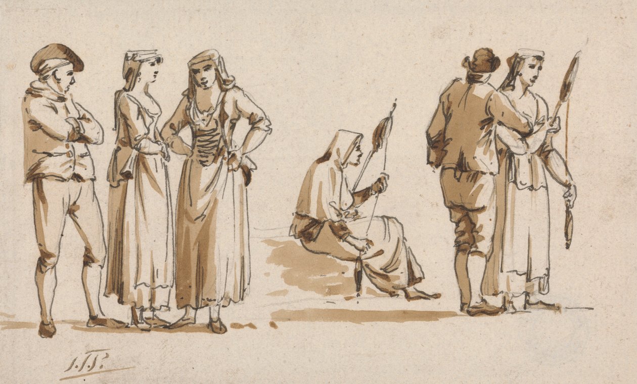 İtalyan Köylüleri by John Thomas Serres