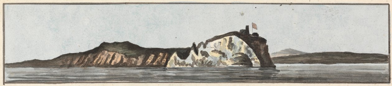 The Needles Bearing East (bir montaj parçasındaki beş çizimden biri) by John Thomas Serres