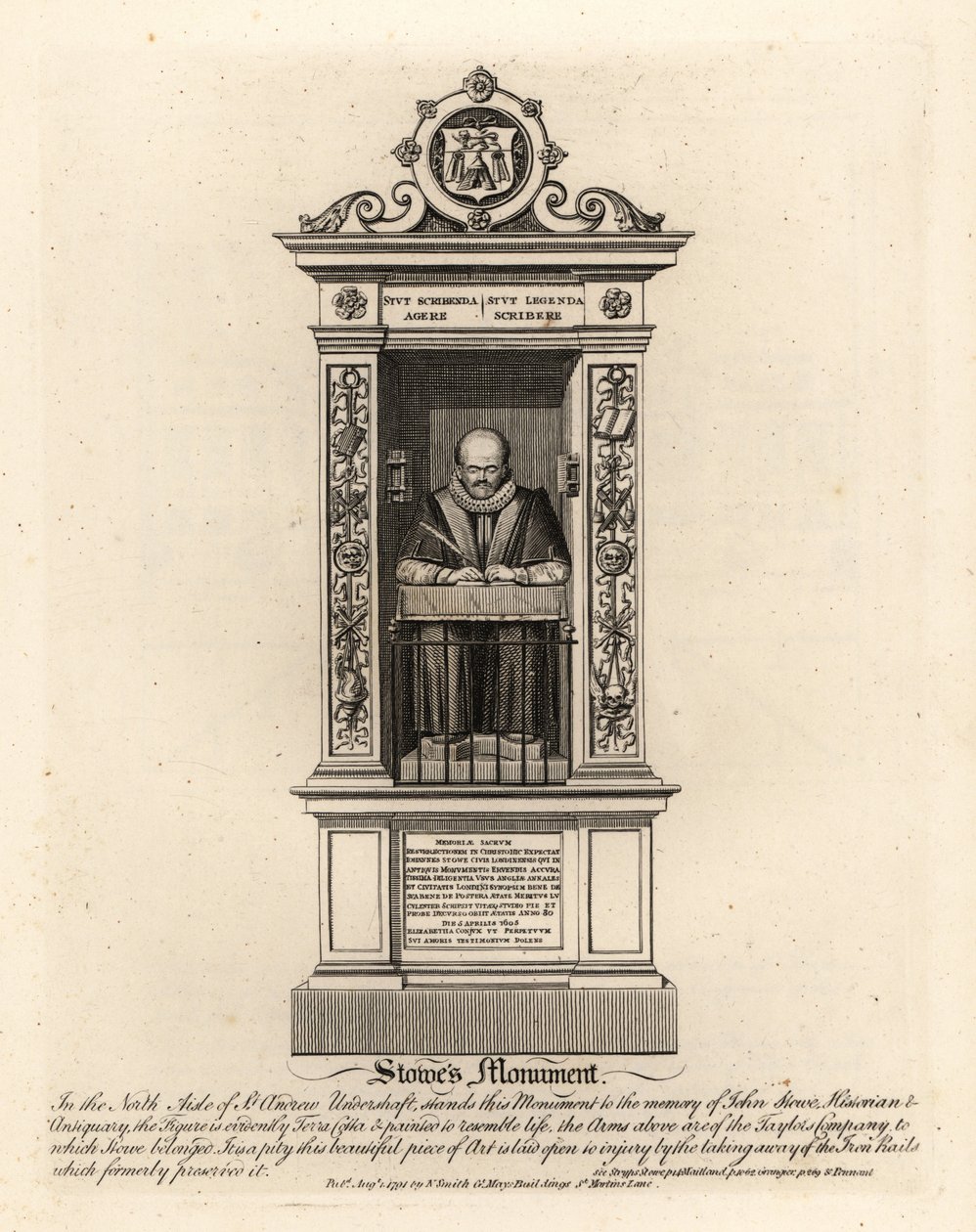 John Stowe, Tarihçi ve Antikacı by John Thomas Smith