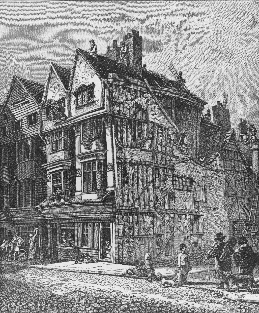 Long Lane, Smithfield, Londra Şehri, 1810 1911 by John Thomas Smith