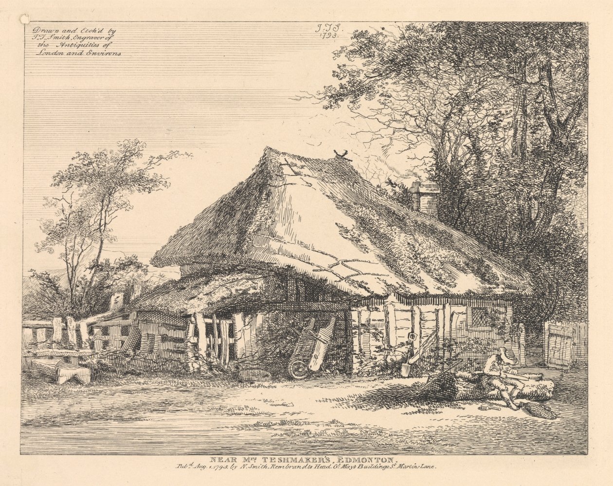 Bay Teshmaker's Edmonton'a Yakın, Dış Banliyö - Kuzey by John Thomas Smith
