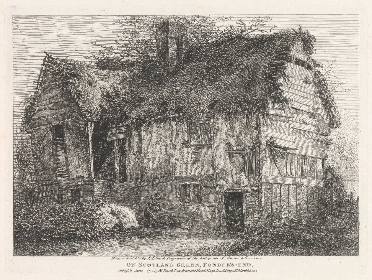 İskoçya'nın Yeşil Yolunda, Ponder's - End, Dış Banliyö - Kuzey by John Thomas Smith