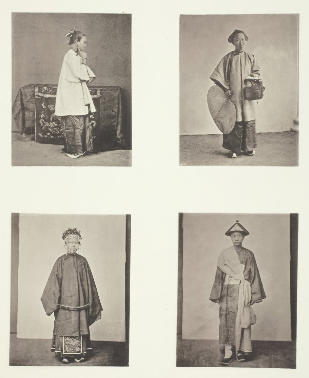 Bir Kanton Hanımı, Hanımın Hizmetçisi, Bir Gelin ve Damat, c. 1868. by John Thomson