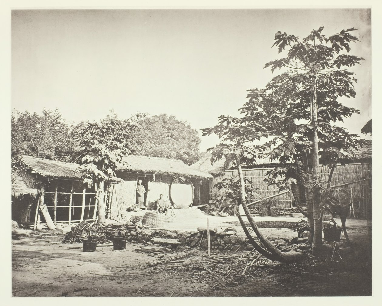 Bir Pepohoan Konutu, c. 1868. by John Thomson