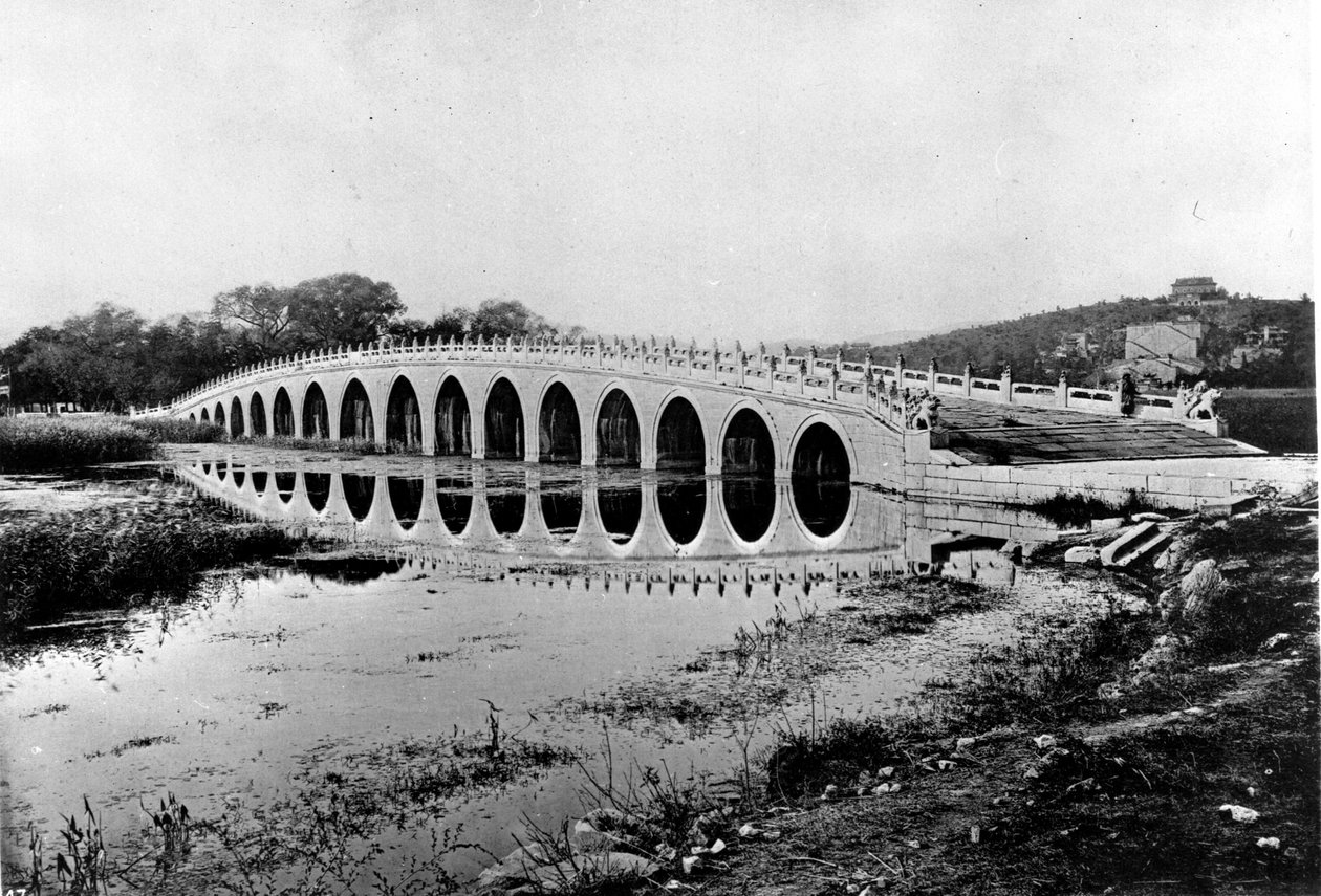 Çin, köprü, 1870 dolayları (fotoğraf) by John Thomson