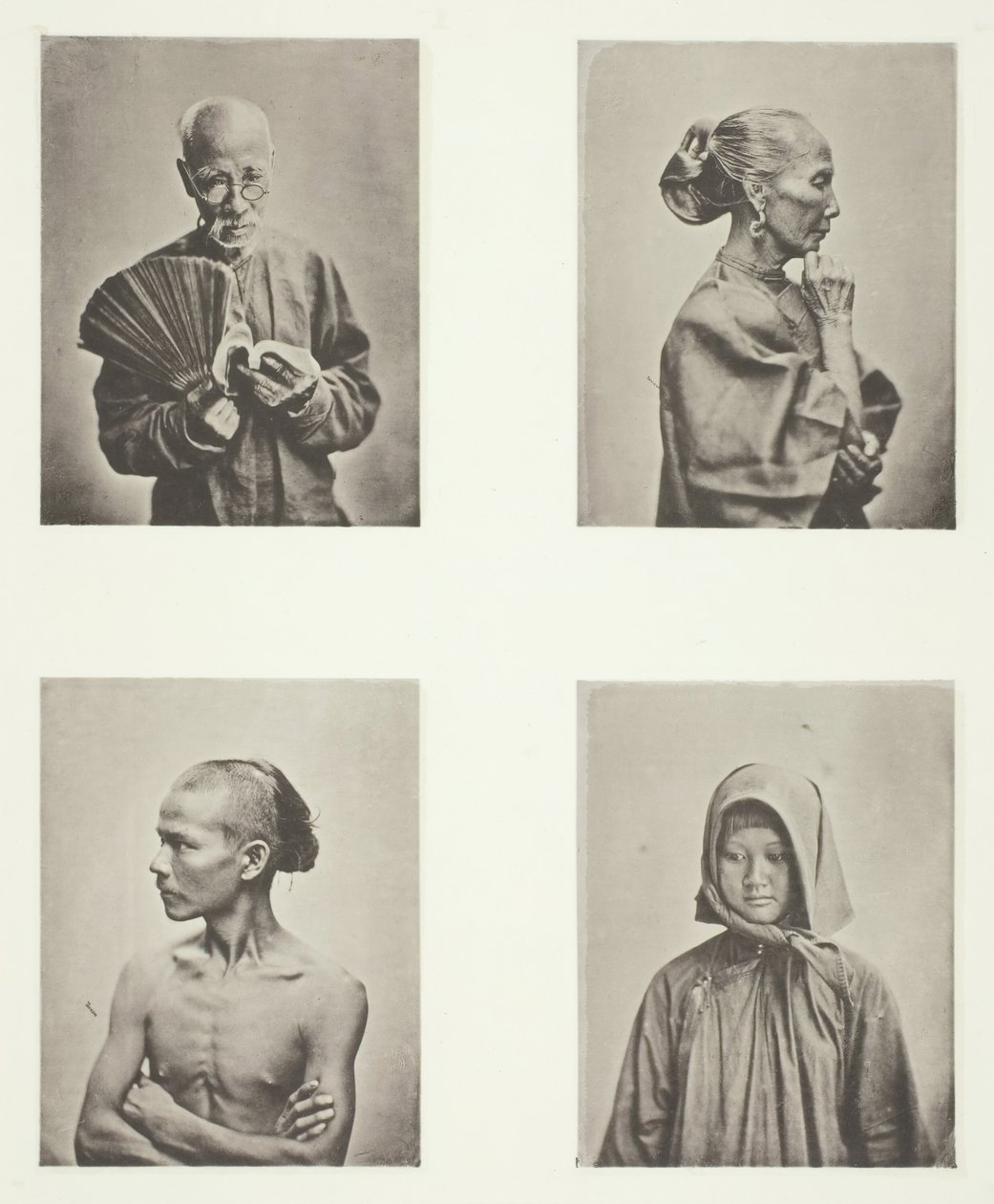 Dört Kafa, Emekçi Sınıfın Türleri, c. 1868. by John Thomson