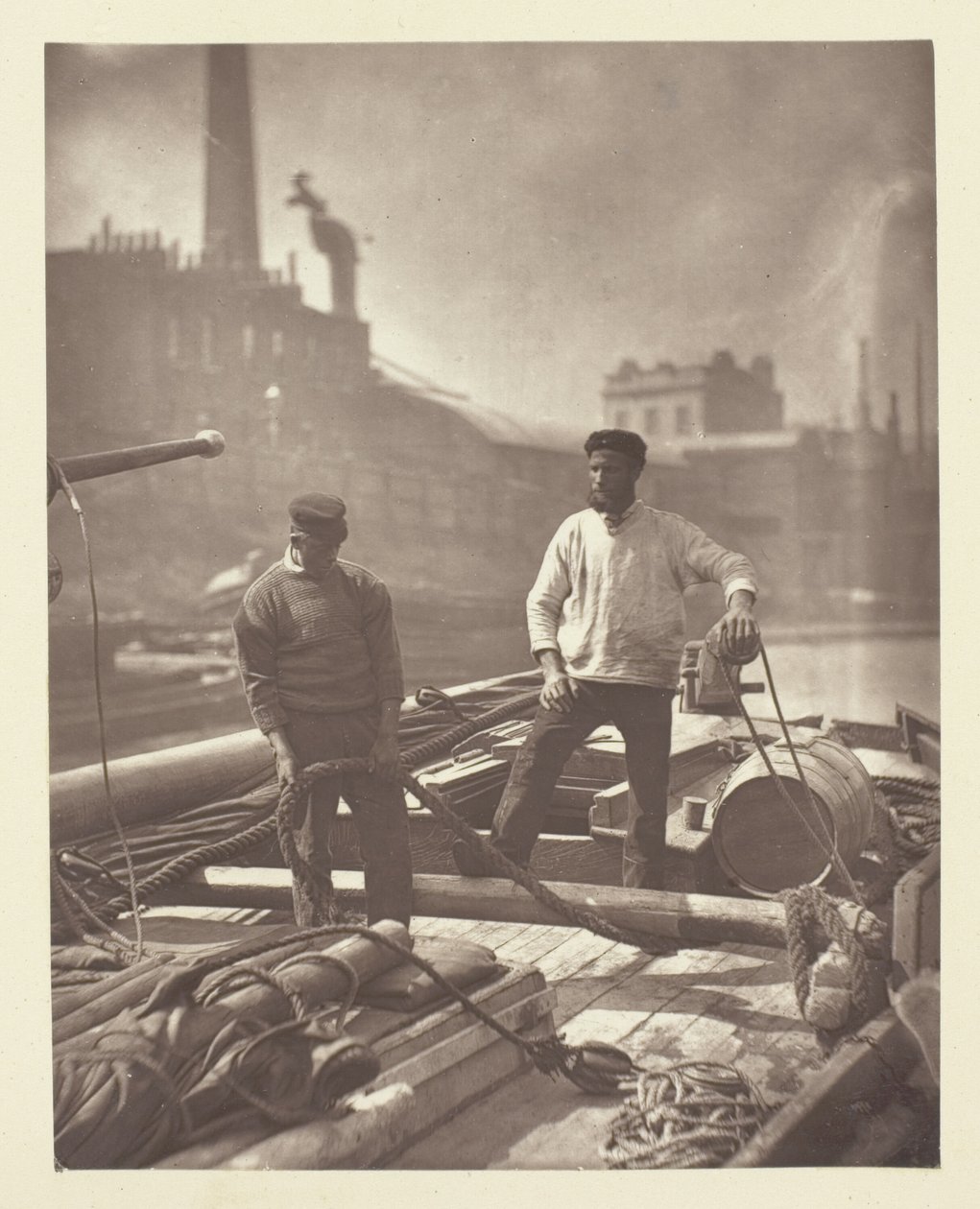 "Sessiz Otoyol"daki İşçiler by John Thomson