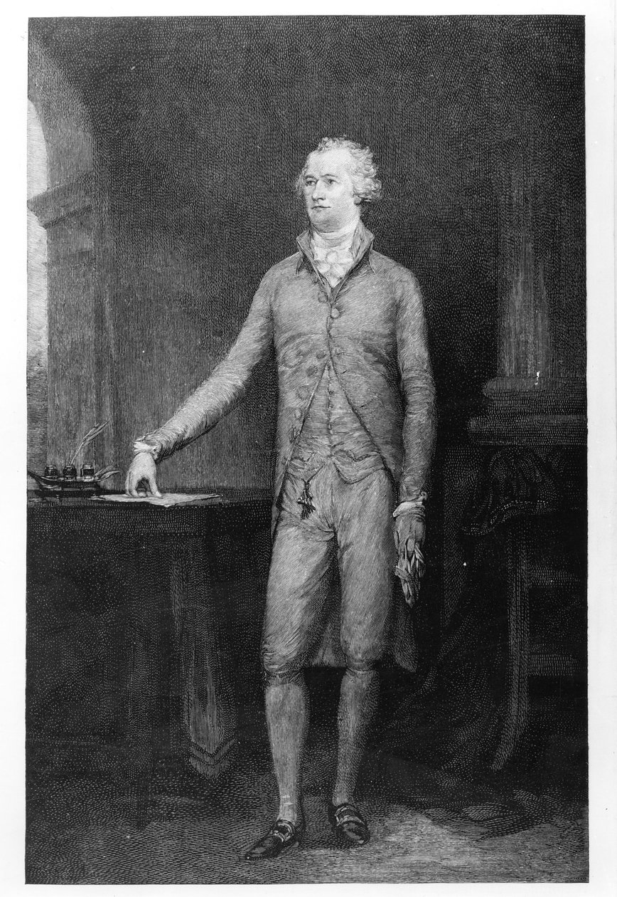 Alexander Hamilton, 1792 resminden sonra by John Trumbull