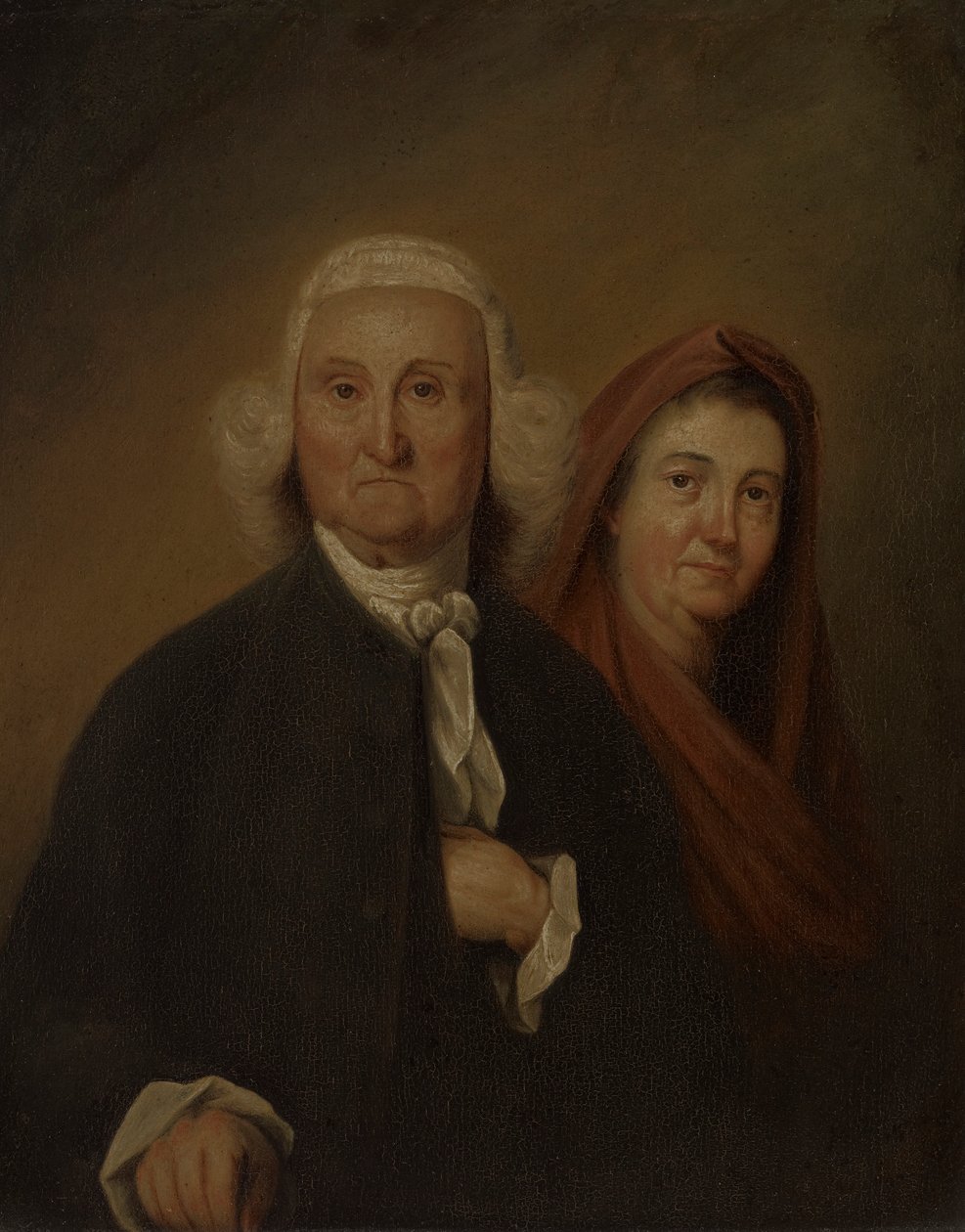 Vali Jonathan Trumbull, Sr. ve Faith Robinson Trumbull (1710) by John Trumbull