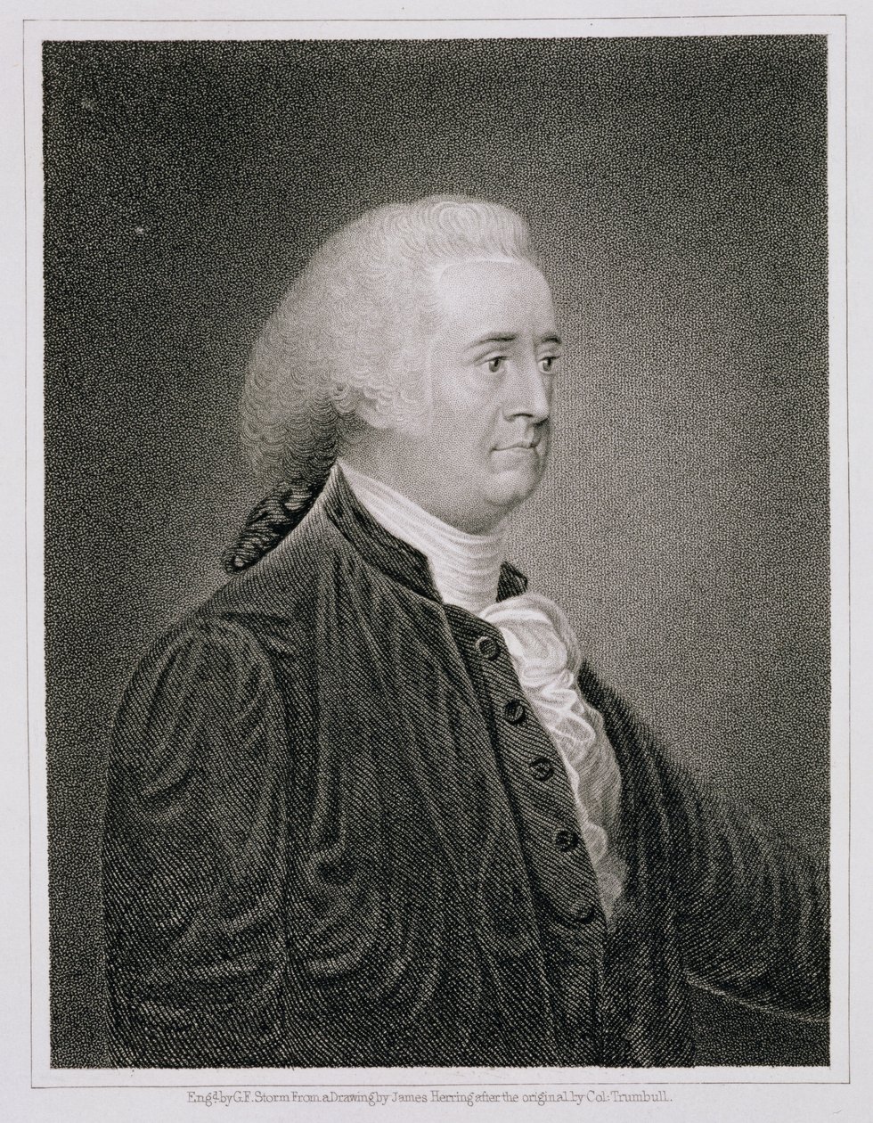 John Rutledge (1739-1800), G.F. James Herring (1794-1867) tarafından orijinalin çiziminden sonra Fırtına (fl.c.1834) by John Trumbull