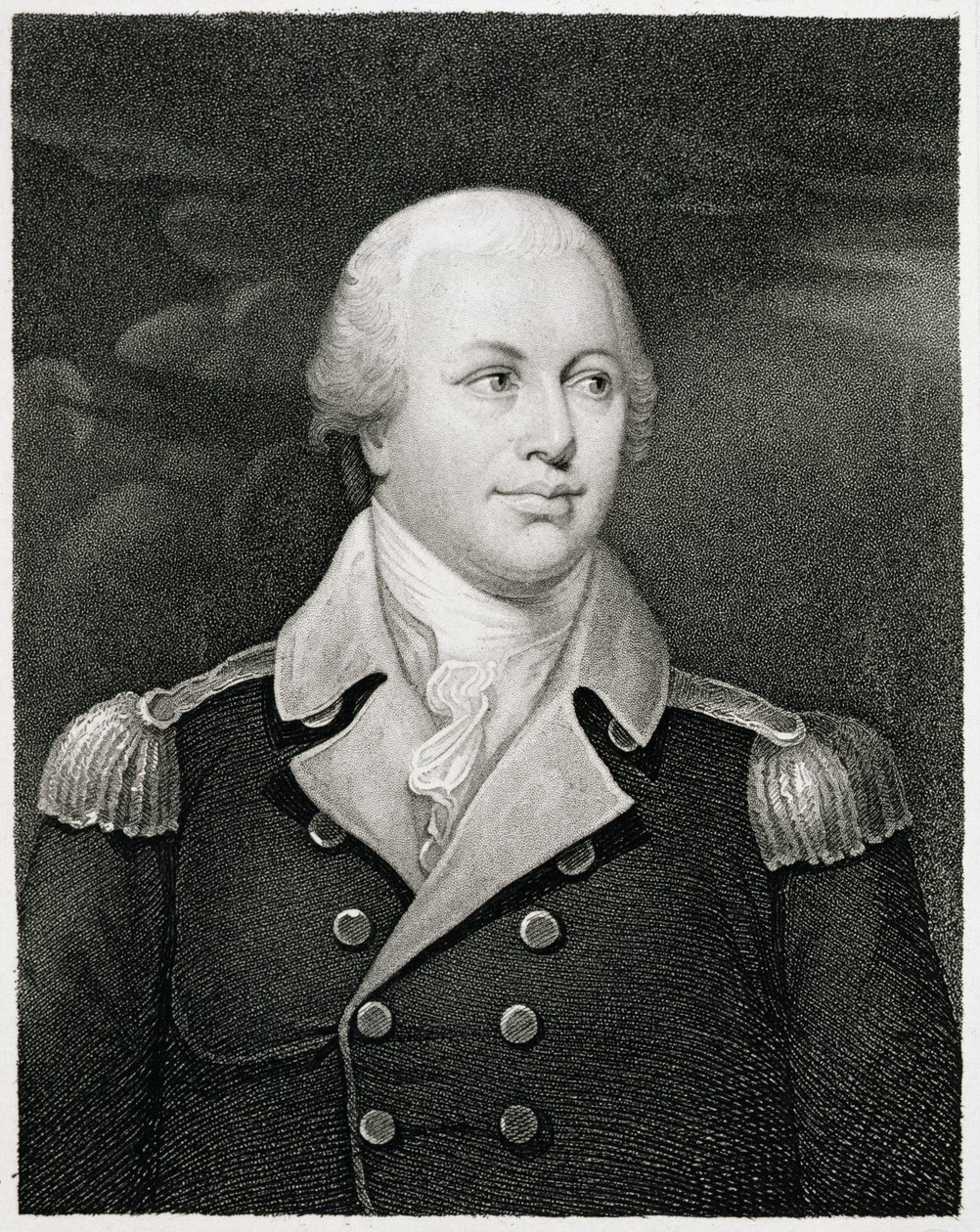 Tümgeneral Nathaniel Greene (1742-86), John B. Forrest (1814-70) tarafından oyulmuş by John Trumbull