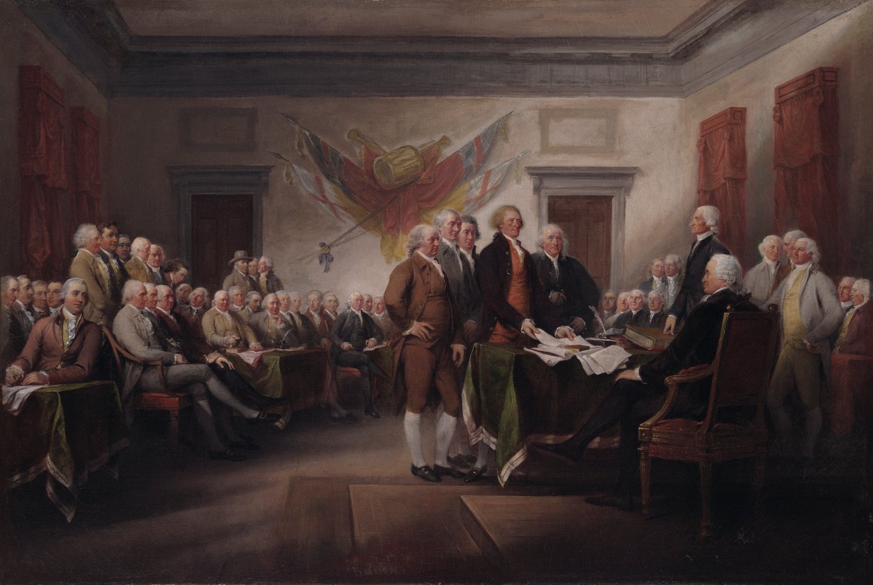 Bağımsızlık Bildirgesi, 4 Temmuz 1776 by John Trumbull