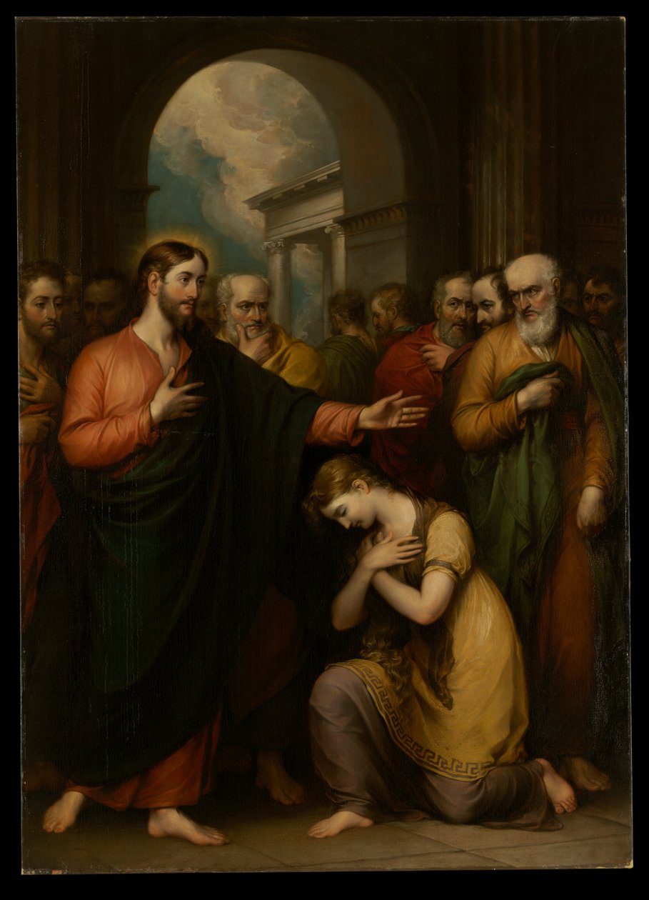 Zina Edilen Kadın by John Trumbull