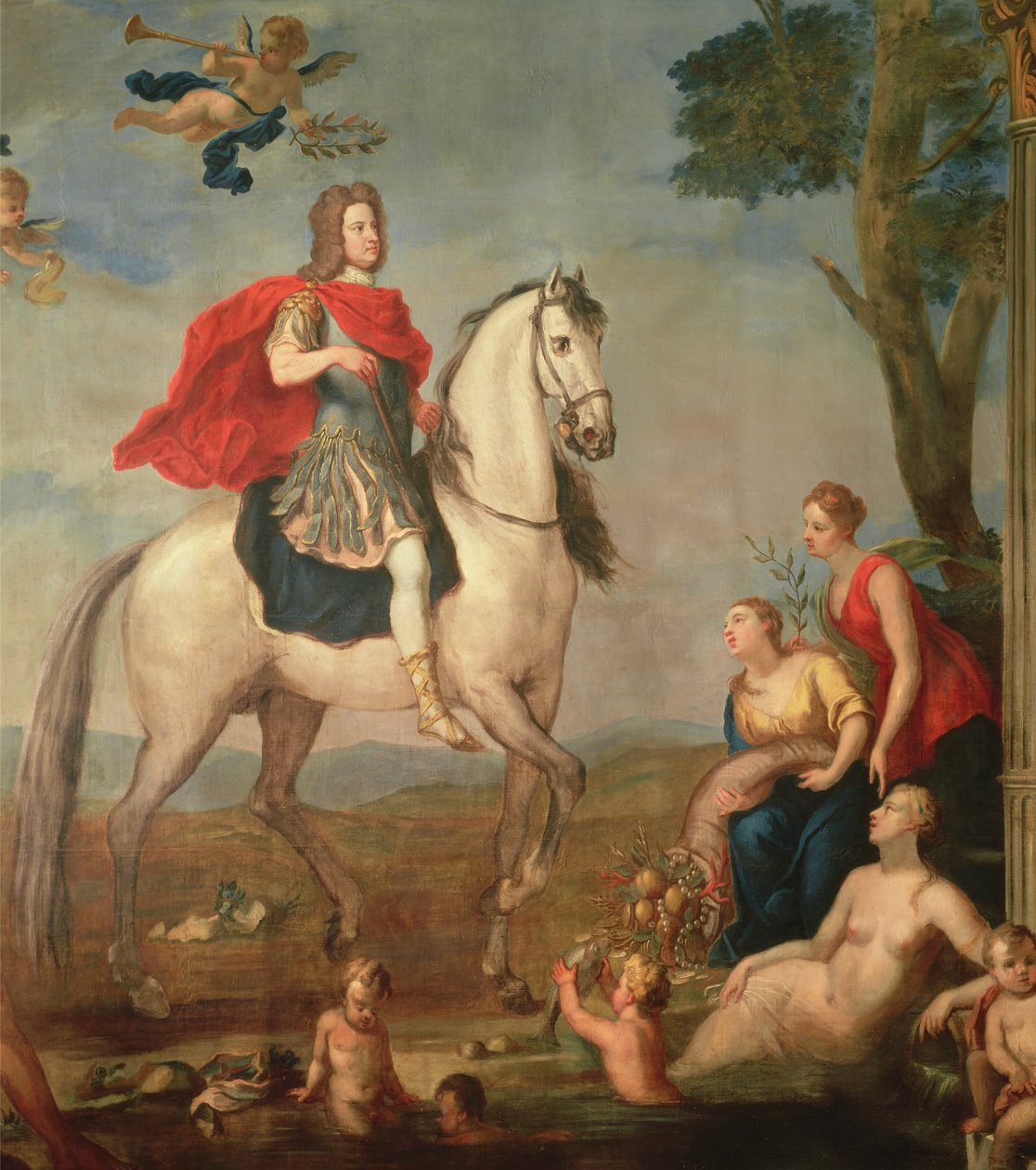 I. George at sırtında by John Vanderbanck
