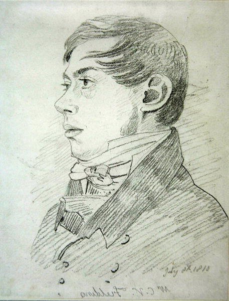 Anthony Vandyck Copley Fielding (1787-1855), 1810 (dokuma kağıt üzerinde grafit) by John Varley
