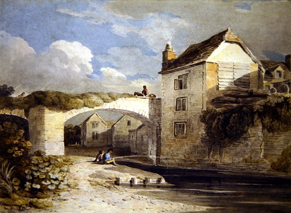 Erkek Balıkçılık (kağıt üzerine suluboya) by John Varley