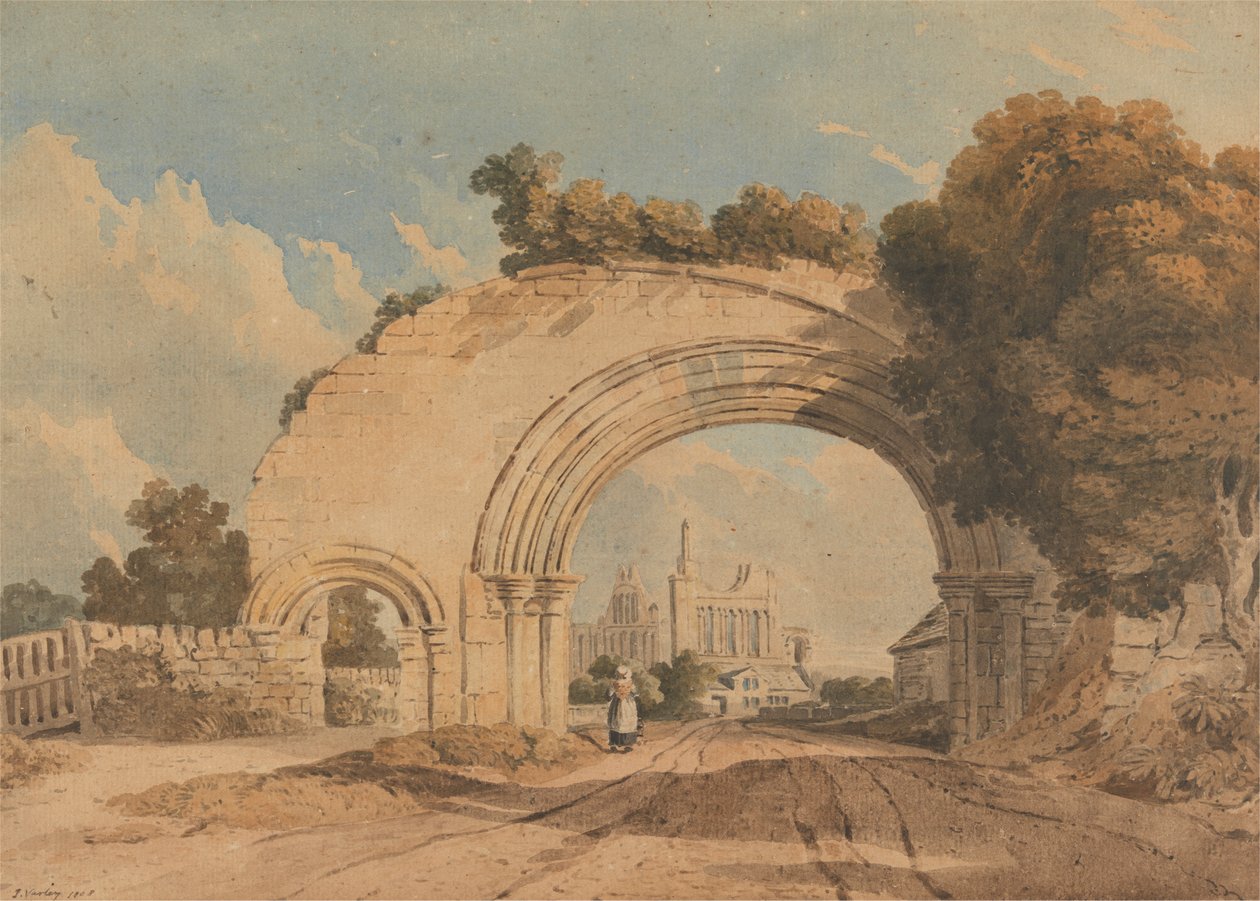 Byland Manastırı, Yorkshire by John Varley