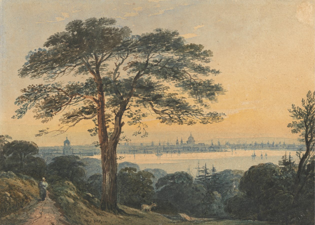 Thames'ten Londra by John Varley
