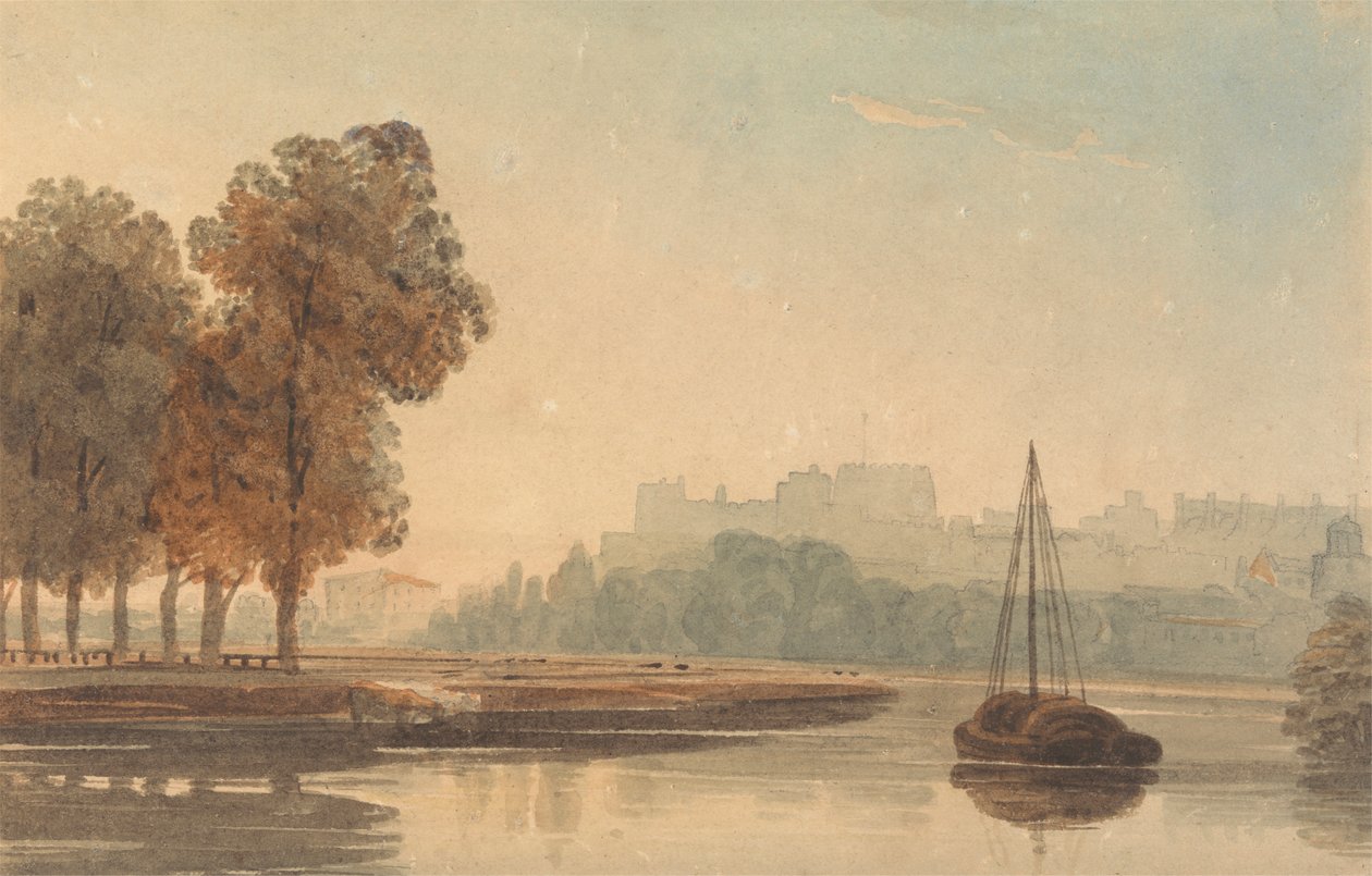 Windsor'daki Thames Nehri by John Varley