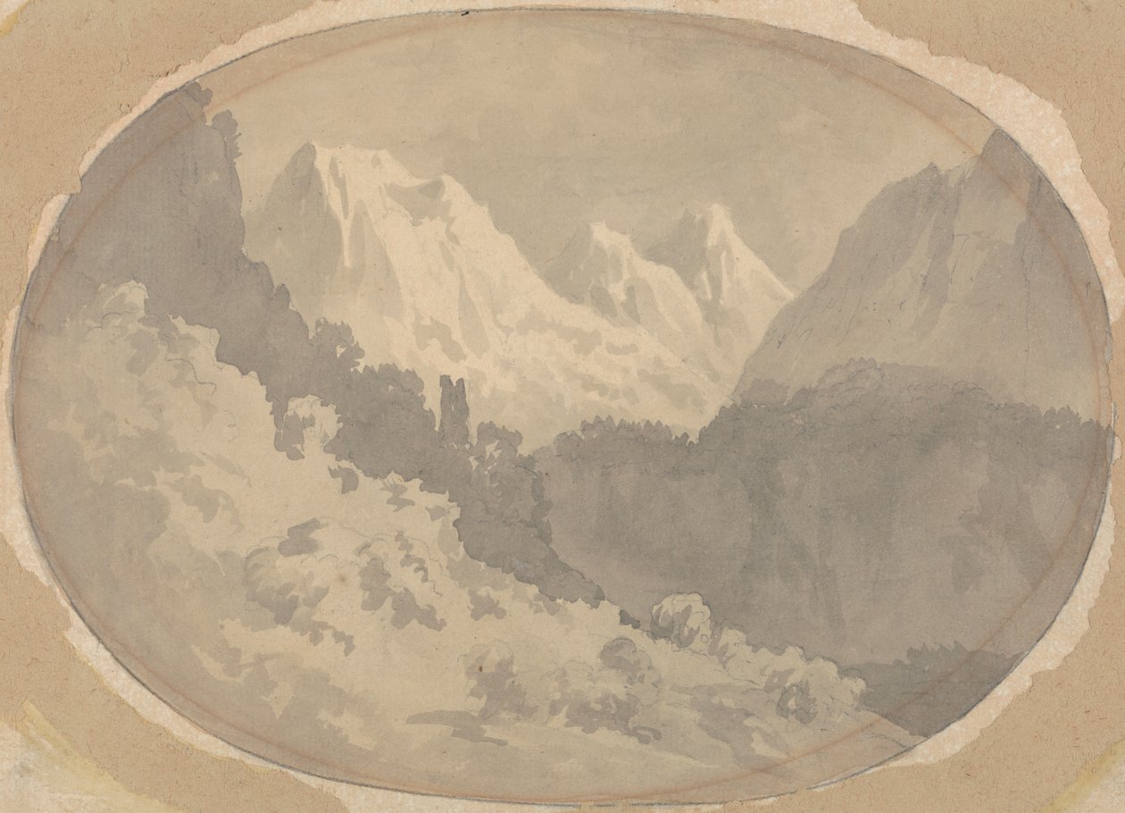Alp Manzarası by John Warwick Smith