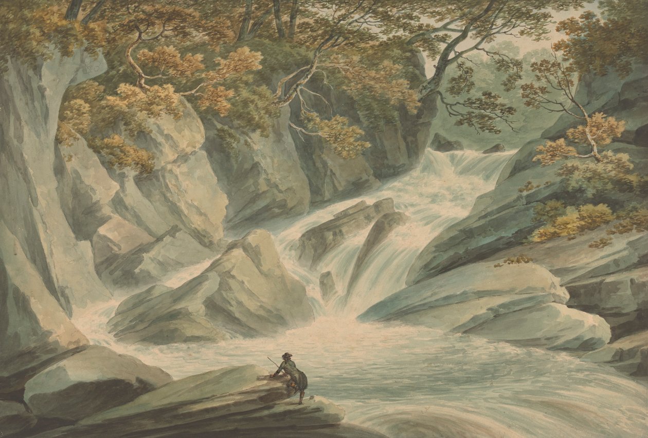 Hafod: Çağlayanın Üst Kısmı by John Warwick Smith
