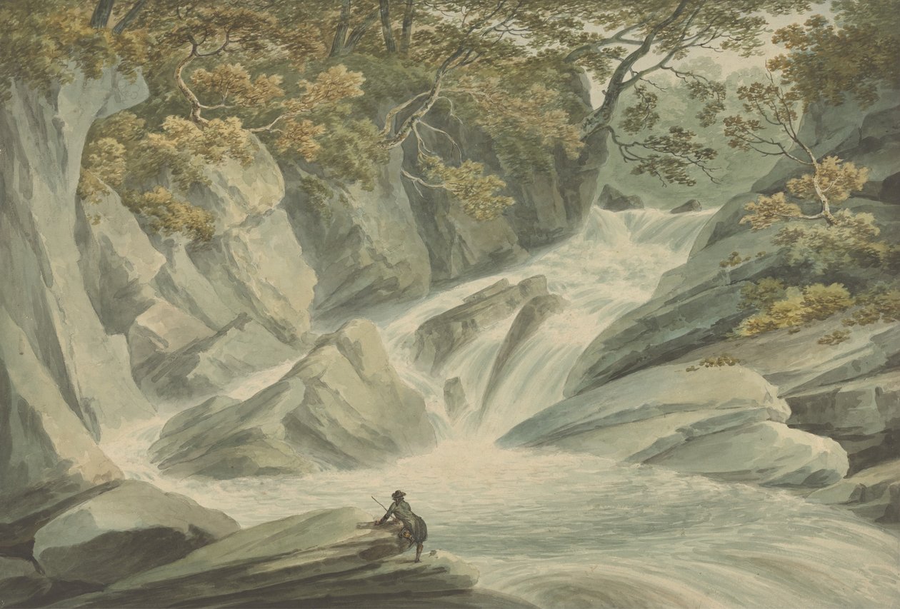 Hafod: Çağlayanın Üst Kısmı by John Warwick Smith