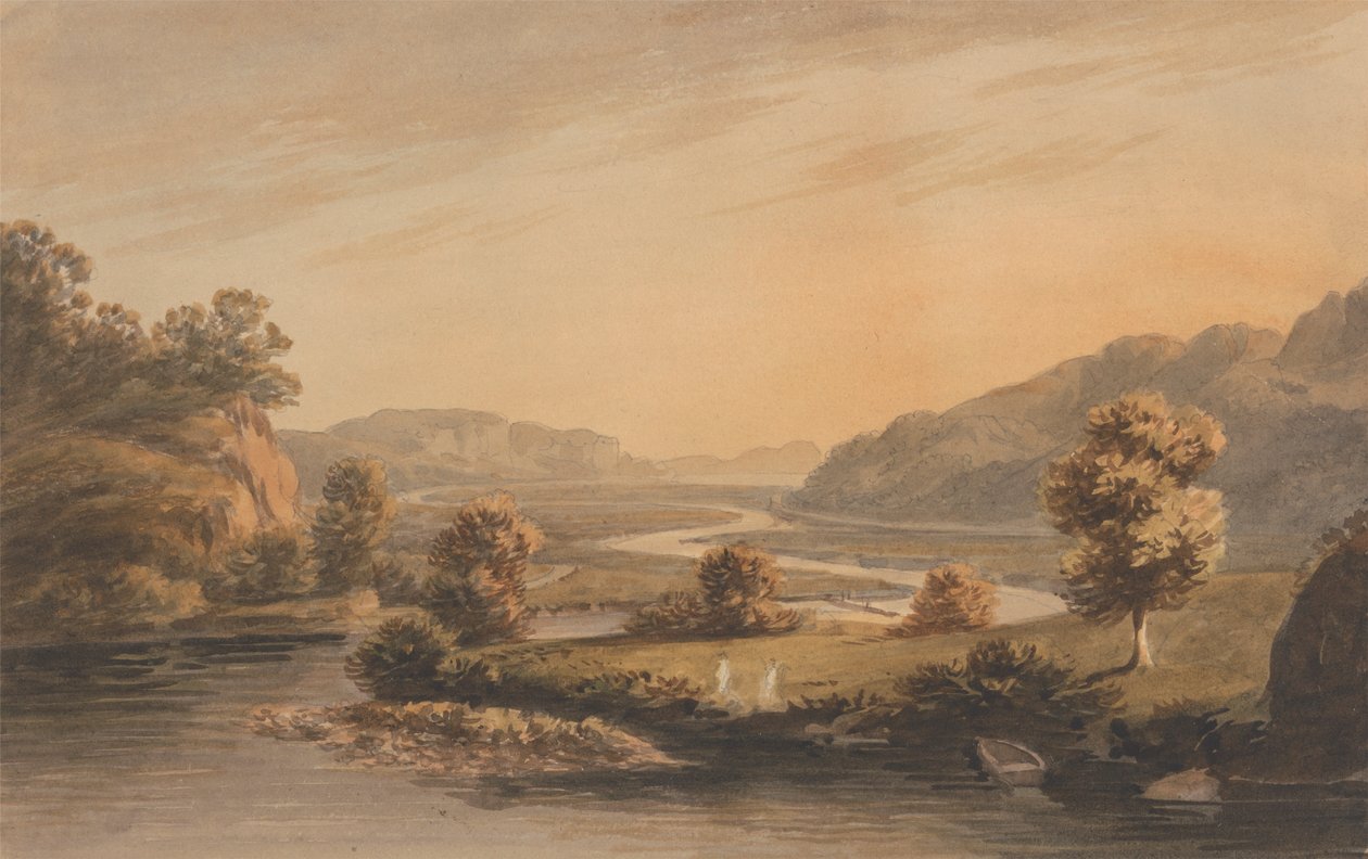 Pontaberglaslyn yakınında by John Warwick Smith
