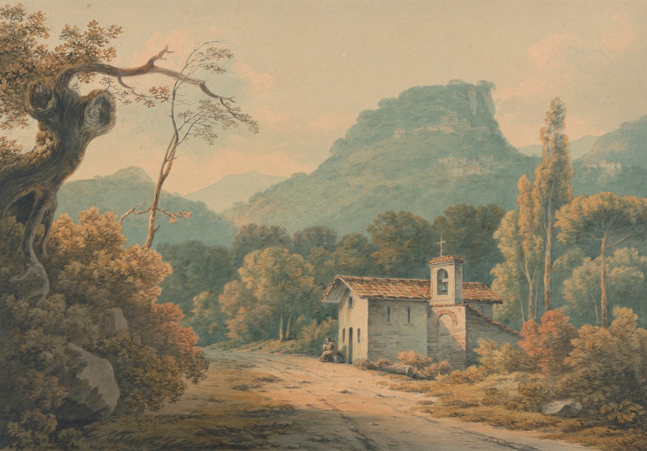 Frascati'deki Hermitage by John Warwick Smith
