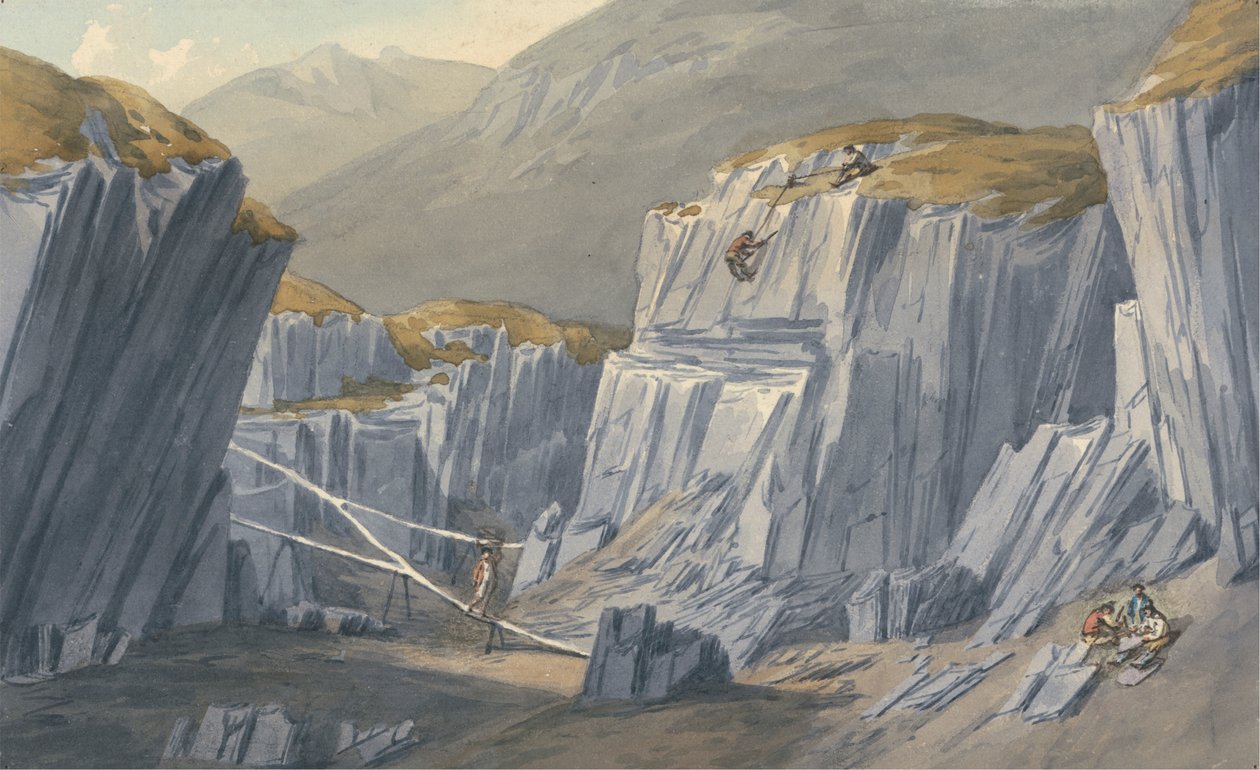 Bron Llwyd'deki Kayrak Taş Ocakları by John Warwick Smith