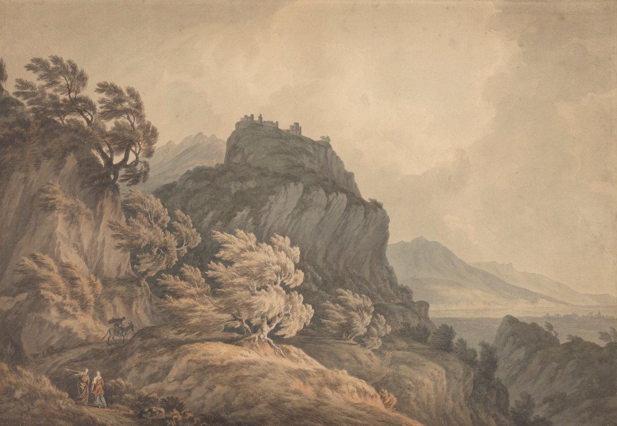 Val d'Aosta, Piedmont by John Warwick Smith