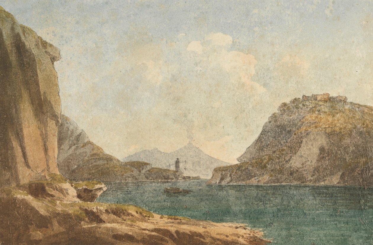 Vezüv görünümü by John Warwick Smith